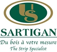 logo of our client, the Sartigan sawmill in the Appalachian region of Quebec, Canada