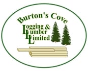 logo of our client, the Burton's Cove sawmill in the province of Newfoundland and Labrador in Canada