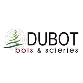 Logo de notre client, la scierie Dubot dans la Drôme en région occitanie, France