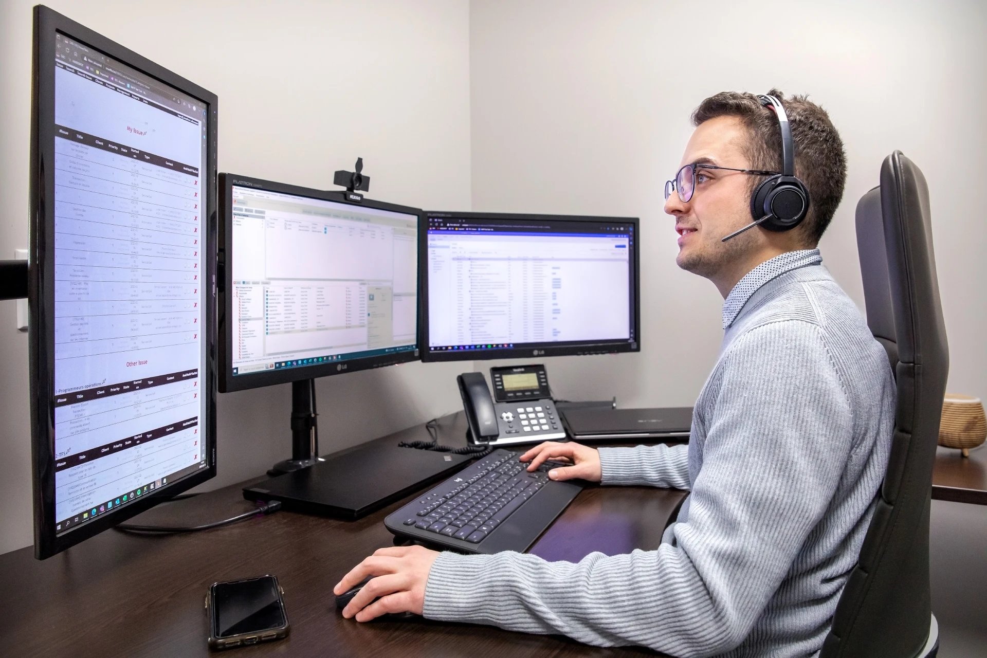 Our customers in France and in North America appreciate our speed of intervention and our ability to find solutions